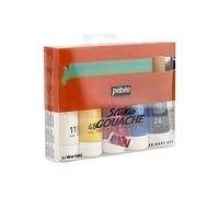 Pébéo 230300 Gouache Scatola Colori primari 5 Tubi 100 ml Assortiti