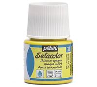 Pébéo 295036 - Colore ad Acquerello Setacolor Opaco, 45 ml, Giallo Ricco marezzato