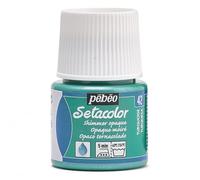 Pébéo 295042 - Colore ad Acquerello Setacolor Opaco, 45 ml, Turchese marezzato