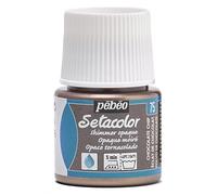 Pébéo 295075 - Colore ad Acquerello Setacolor Opaco, 45 ml, Cioccolato marezzato