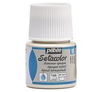 Pébéo 295098 - Colore ad Acquerello Setacolor Opaco, 45 ml, Avorio marezzato