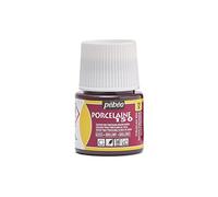 Pebeo 5 Pezzi 45ml Pebeo Porcelaine 150 Cina Vernice 45 millilitri di Bottiglia, Etrusco Rosso, Rosso Etrusco