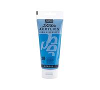 PEBEO 831 028 Studio Pittura acrilica, 1 Tubo, da 100 ml, Himmelblau