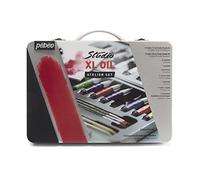 Pébéo - Cofanetto in metallo per pittura a olio fine XL, colori assortiti
