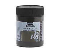Pébéo - Acrilico Fine Studio Acrilici - Pittura acrilica Nera - Acrilico Nero - Nero - Nero - Nero di Marzo 500 ml