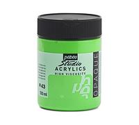 Pébéo 179043 Fine Studio Acrilici, Imitazione del Verde di cadmio, 500 ml, 500 unità