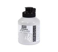 Pébéo - Acrilico Fine Studio Acrilici - Vernice Acrilico Grigio - Vernice Acrilico Grigio - Grigio Neutro 500 ml
