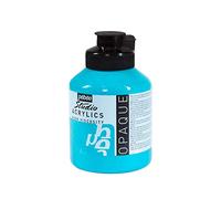 Pébéo - Acrilico Fine Studio Acrilici - Blu Turchese Vernice Acrilico - Blu Turchese Vernice - Blu Turchese 500 ml