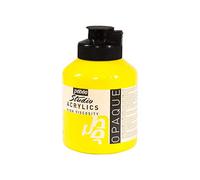 Pébéo Acrylics Acrylic Fine Studio Acrilici, Primer Giallo Opaco, 500 ml, 500 unità
