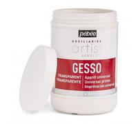 Pebeo Artist Acrilico Ausiliari Gesso Trasparente Primer 1L