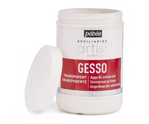 Pebeo Artist Acrilico Ausiliari Gesso Trasparente Primer 1L