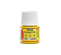 Pebeo - Ceramica - Colore opaco per terracotta, ceramica - Flacone da 45 ml - Giallo ricco