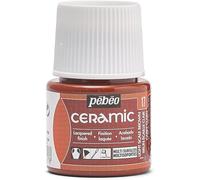 Pebeo - Ceramica - Colore opaco per terracotta, ceramica - Flacone da 45 ml - Marrone a scaglie