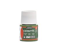 Pebeo - Ceramica - Colore opaco per terracotta, ceramica - Flacone da 45 ml - Verde