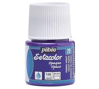 Pebeo - Colore per Stoffa Setacolor Opaco, flacone da 45 ml, Colore: Violetta di Parma