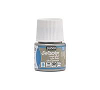 Pebeo - Colore per Tessuti Setacolor, Effetto Scamosciato, flacone da 45 ml, Colore: Grigio