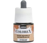 Pébéo - Inchiostro Colorex 45 ML Beige Rosé - Colorex Inchiostro Acquerello Pébéo - Inchiostro beige Rendering Velouté - Inchiostro da disegno multiuso per tutti i supporti - 45 ML - Beige Rosé