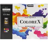 Pébéo Colorex Set di inchiostri Essentials 12 x 20 ml