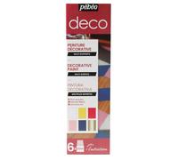 Pebeo Deco Gloss Vernice Per Interni, Casa E Mobili Set Assortito 6 X 20Ml