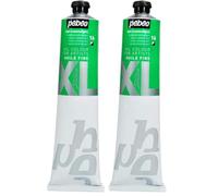 PEBEO Fine Studio XL Colore ad Olio per Pittura, Tela, Verde (Cadmio), 200 ml (Confezione da 2)