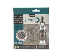 Pebeo Gedeo Dorato Kit Con 3D Effetto Mixtion Colla & Metallico Fogli