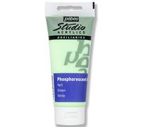 Pébéo - Gel acrilico da 100 ml in gel acrilico da 100 ml - Acrilico Binder Pitture fosforescenti autoluminescenti - Gel fosforescente Pébéo Acrilico - Verde 100ml