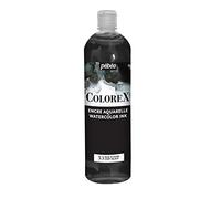 Pébéo - Inchiostro Colorex 1 L Nero Avorio - Colorex Inchiostro Acquerello Pébéo - Inchiostro nero Velouté - Inchiostro da disegno multiuso per tutti i supporti - 1 L - Nero avorio