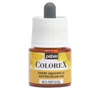 Pébéo Inchiostro Colorex 45 ML Giallo Chiaro - Acquerello Multiutensile per Tutti i Supporti - Rendering Velouté