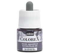 Pébéo - Inchiostro Colorex 45 ML Grigio Neutro - Colorex Inchiostro Acquerello Pébéo - Inchiostro grigio Rendering Velouté - Inchiostro Disegno Multiutensile Tutti i Supporti - 45 ML - Grigio Neutro