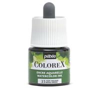 Pébéo - Inchiostro Colorex 45 ML Verde Schiuma - Colorex Inchiostro Acquerello Pébéo - Inchiostro verde Rendering Velouté - Inchiostro da disegno multiuso per tutti i supporti - 45 ML - Verde Schiuma