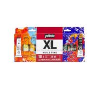 Pébéo Set di pittura a olio Studio XL Fine – 10 x 20 ml con pennello
