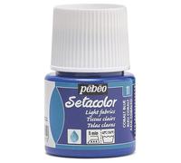 Pebeo PINTURA Setacolor Tejidos Claros Azul Cobalto 45ml