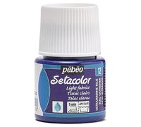 Pebeo PINTURA Setacolor Tejidos Claros Azul Ultramar 45ml