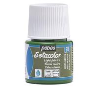 Pebeo PINTURA Setacolor Tejidos Claros Verde Musgo 45ml