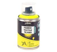 PEBEO - Pittura spray per tessuti 7A Spray - Tessuti naturali e sintetici - A base acqua - Senza solventi - Lavabile in lavatrice - Pittura su tessuto PEBEO colore Giallo fluo