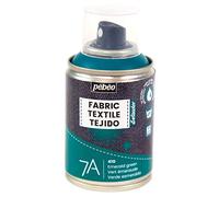 PEBEO - Pittura spray per tessuti 7A Spray - Tessuti naturali e sintetici - A base acqua - Senza solventi - Lavabile in lavatrice - Pittura su tessuto PEBEO colore Verde smeraldo