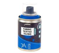 PEBEO - Pittura spray per tessuti 7A Spray - Tessuti naturali e sintetici - A base acqua - Senza solventi - Lavabile in lavatrice - Pittura su tessuto PEBEO colore Blu