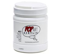 Pebeo Pop Art Acrilyc Colore Acrilico, 700 Ml 01, Bianco Titanio