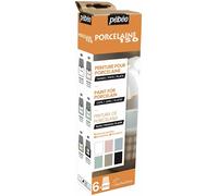Pebeo Porcelaine 150 Ceramica Pittura Gessetti Colori Initiation Set 6 X 20ml