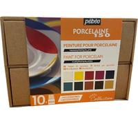 Pebeo Porcelaine 150 Collezione Set 10x 45ml Pittura Cina Ceramica 758471
