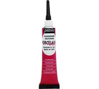 Pébéo Porcelaine 150 Contorno per porcellana Tourmaline Red 20 ml 1 pz