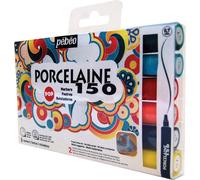 Pebeo Porcelaine 150 Pennarelli Per Ceramica Permanenti Set Da 6 Colori