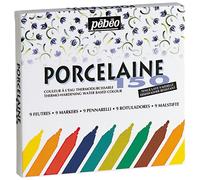 Pebeo Porcelaine 150 Permanente Ceramica Marcatore a Vernice Set Di 9 Colori 1.2