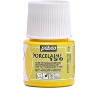Pebeo Porcelaine 150 - Pittura per Porcellana, flacone da 45 ml, Colore: Giallo Limone