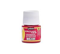 Pebeo Porcelaine 150 - Pittura per porcellana, flacone da 45 ml, colore: Rosso scarlatto [confezione da 1]