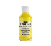 Pebeo Pouring Experiences 524611, Pittura Acrilica Premiscelata, 118 ml, Giallo