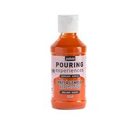 Pebeo Pouring Experiences 524612, Pittura Acrilica Premiscelata, 118 ml, Arancione