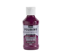 Pebeo Pouring Experiences 524614, Pittura Acrilica Premiscelata, 118 ml, Magenta Scuro