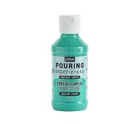 Pebeo Pouring Experiences 524619, Pittura Acrilica Premiscelata, 118 ml, Blu-verde