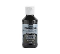 Pebeo Pouring Experiences 524622, Pittura Acrilica Premiscelata, 118 ml, Nero Avorio